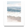 Giant Art 24x36 Warm Waves Matted and Framed in Multi-Color