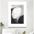 Giant Art 24x36 Falling Rocks I Matted and Framed in Multi-Color