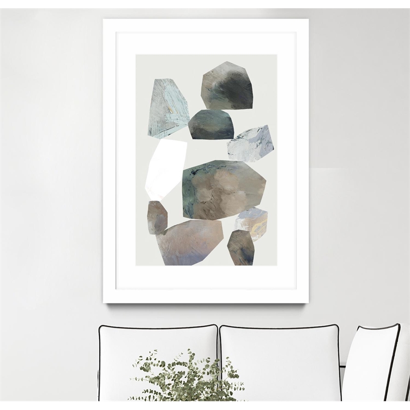 Giant Art 24x36 Rocking II Matted and Framed in White