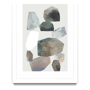 Giant Art 24x36 Rocking II Matted and Framed in White