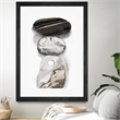 Giant Art 24x36 Majestic Rocks I Matted and Framed in White