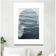Giant Art 24x36 Round Geometric Matted and Framed in Multi-Color