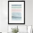 Giant Art 24x36 Layers Matted and Framed in Multi-Color