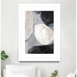 Giant Art 24x36 Falling Rocks II Matted and Framed in Multi-Color
