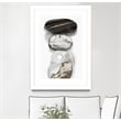 Giant Art 24x36 Majestic Rocks I Matted and Framed in White