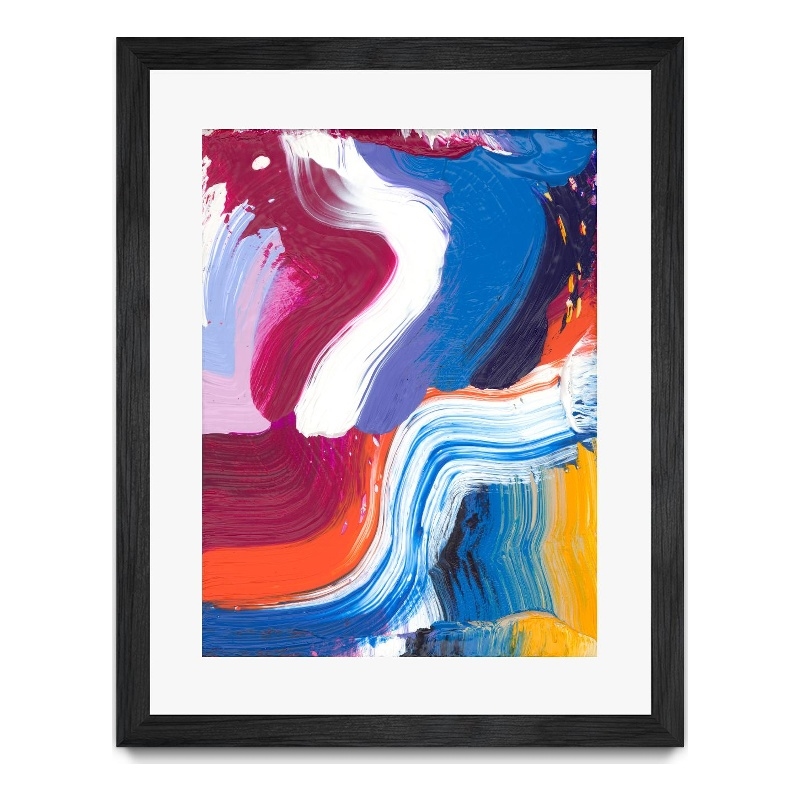 Giant Art 30x40 Just a wee one Matted and Framed in Pink