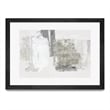 Giant Art 36x24 Silver Slate Matted and Framed in Multi-Color
