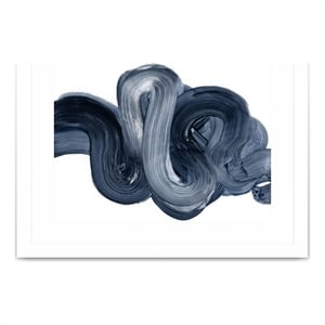 Giant Art 40x30 Offshore II Matted and Framed in White