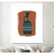 Giant Art 30x40 Global Vessels I Matted and Framed in Multi-Color