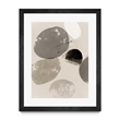 Giant Art 24x32 Floating Rocks II Matted and Framed in Multi-Color