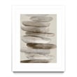 Giant Art 30x40 Stacked Rocks II Matted and Framed in Multi-Color