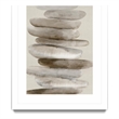 Giant Art 24x32 Stacked Rocks II Matted and Framed in Multi-Color
