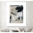 Giant Art 30x40 Scribble Abstract I Matted and Framed in Multi-Color