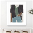 Giant Art 24x32 Casual I Matted and Framed in Multi-Color