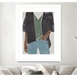Giant Art 30x40 Casual I Matted and Framed in Multi-Color
