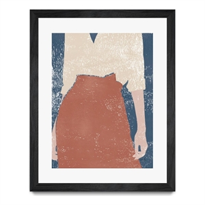 Giant Art 24x32 Casual IV Matted and Framed in Multi-Color