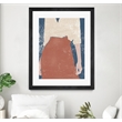 Giant Art 30x40 Casual IV Matted and Framed in Multi-Color