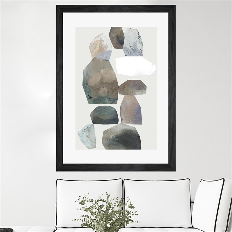 Giant Art 24x36 Rocking I Matted and Framed in White