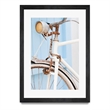 Giant Art 24x36 Old Bike Matted and Framed in Multi-Color