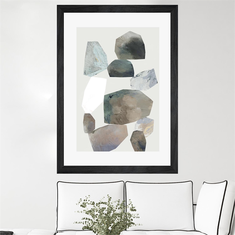 Giant Art 24x36 Rocking II Matted and Framed in White