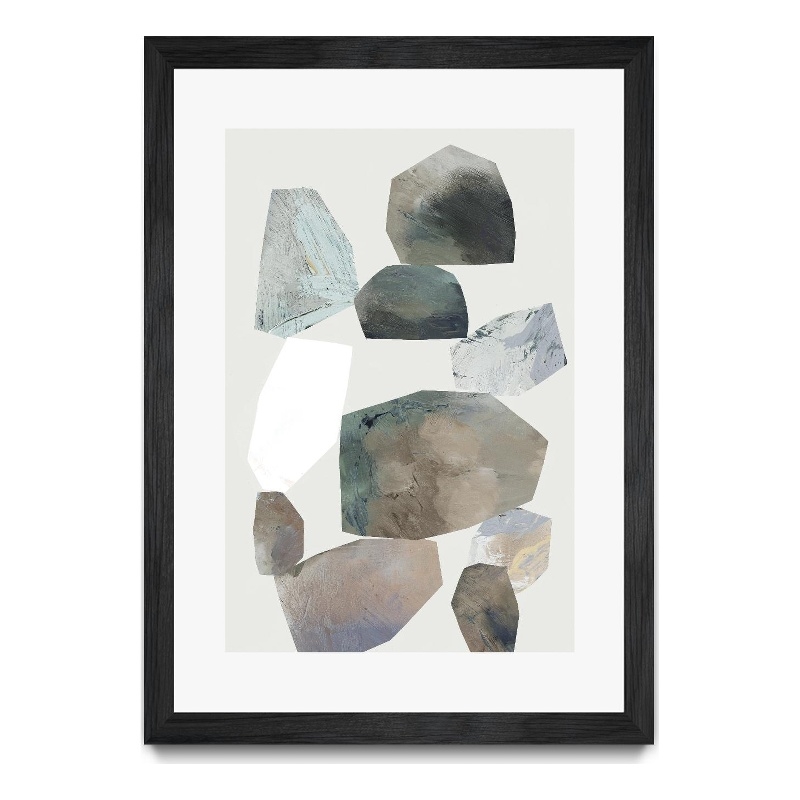 Giant Art 24x36 Rocking II Matted and Framed in White