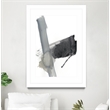 Giant Art 24x36 Kinetic Grid IV Matted and Framed in Multi-Color
