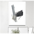Giant Art 24x36 Kinetic Grid IV Matted and Framed in Multi-Color