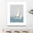 Giant Art 24x32 Sailing The Ocean Matted and Framed in Multi-Color