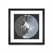 Giant Art 30x30 Centered Composed II Matted and Framed in White