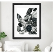 Giant Art 24x32 Dalmatian Rocks II Matted and Framed in White