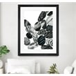 Giant Art 30x40 Dalmatian Rocks II Matted and Framed in White