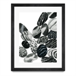 Giant Art 30x40 Dalmatian Rocks II Matted and Framed in White
