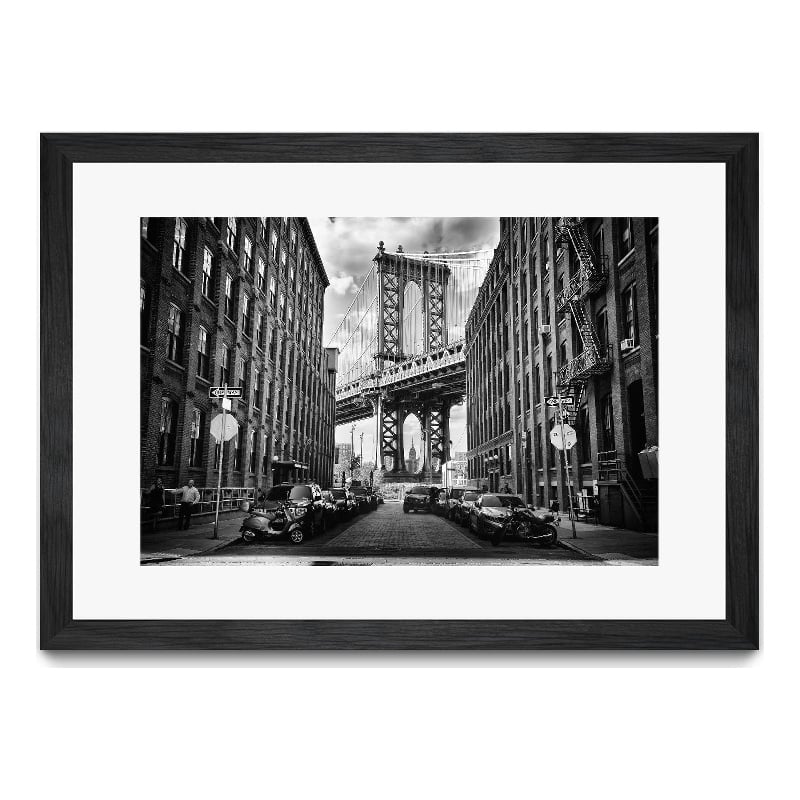 Giant Art 36x24 In America Matted and Framed in Multi-Color