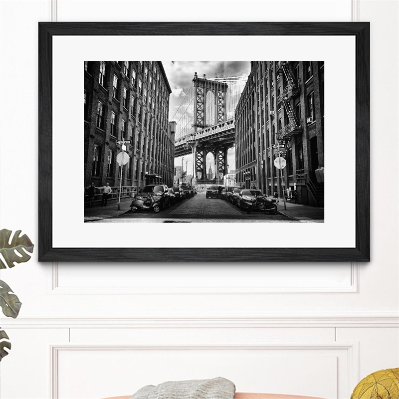 Giant Art 24x36 In America Matted and Framed in Multi-Color