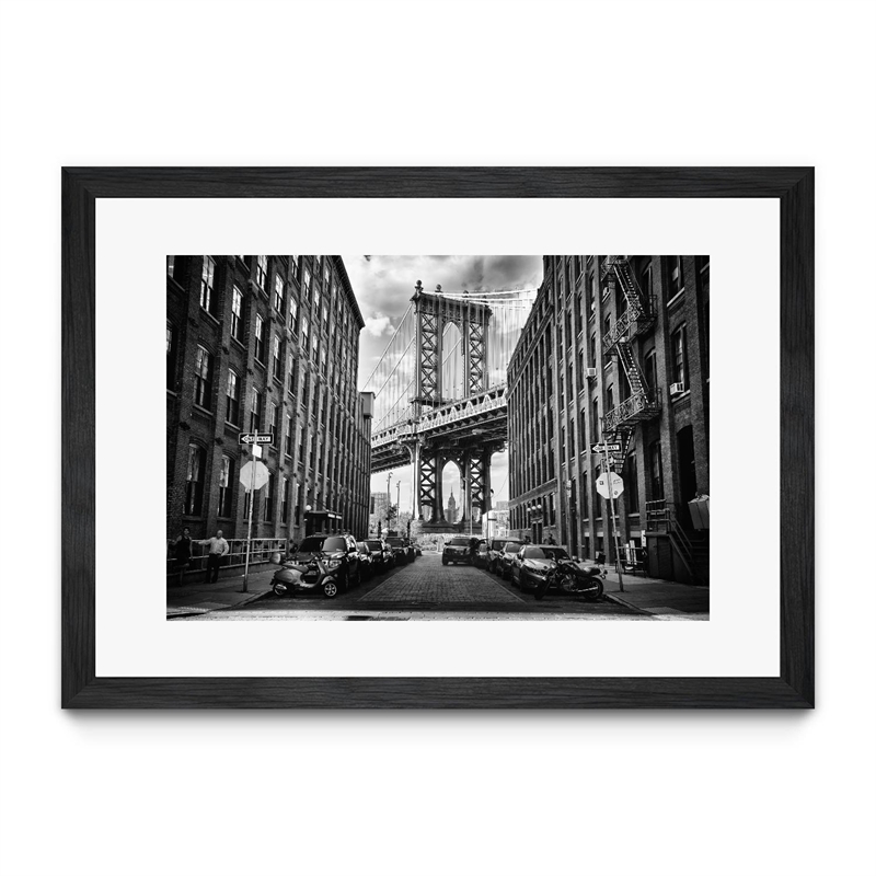 Giant Art 24x36 In America Matted and Framed in Multi-Color