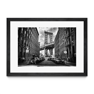 Giant Art 24x36 In America Matted and Framed in Multi-Color