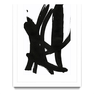 Giant Art 24x36 Composition in Black and White 7 Matted and Framed in White