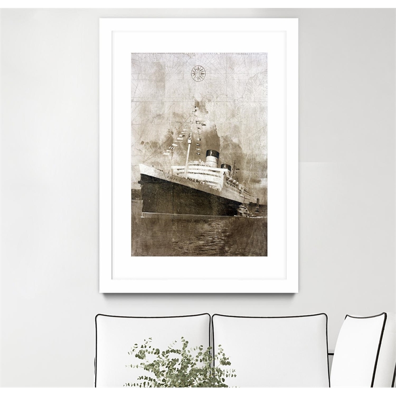 Giant Art 24x36 The Queen Matted and Framed in Multi-Color