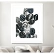 Giant Art 24x32 Dalmatian Rocks I Matted and Framed in White