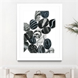 Giant Art 24x32 Dalmatian Rocks I Matted and Framed in White