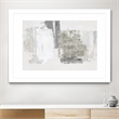 Giant Art 36x24 Silver Slate Matted and Framed in Multi-Color