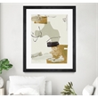Giant Art 30x40 Over the Line IV Matted and Framed in Yellow