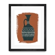 Giant Art 30x40 Global Vessels I Matted and Framed in Multi-Color