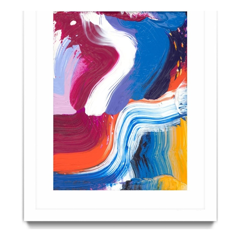 Giant Art 30x40 Just a wee one Matted and Framed in Pink