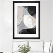 Giant Art 24x36 Falling Rocks II Matted and Framed in Multi-Color