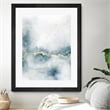 Giant Art 24x32 Flow with Gold III Matted and Framed in Multi-Color