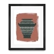 Giant Art 30x40 Global Vessels IV Matted and Framed in Multi-Color