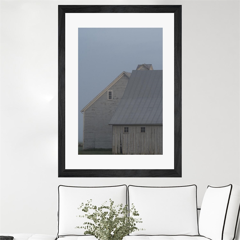 Giant Art 24x36 Dusk Matted and Framed in Multi-Color