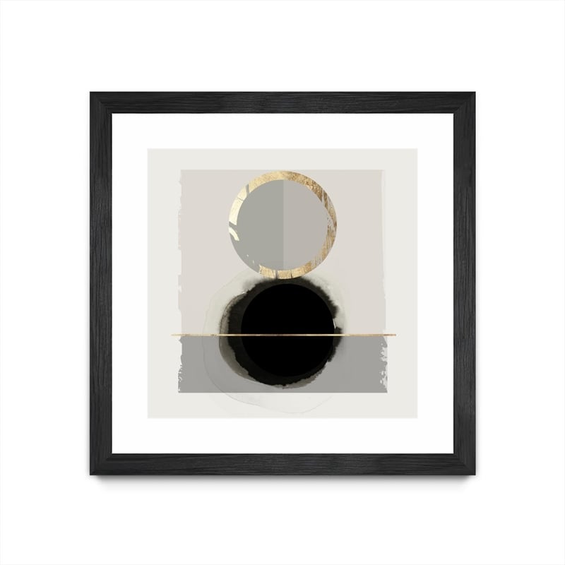 Giant Art 30x30 Dream Life Inspired I Matted and Framed in White