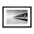 Giant Art 24x36 The Endless Bridge Matted and Framed in Multi-Color